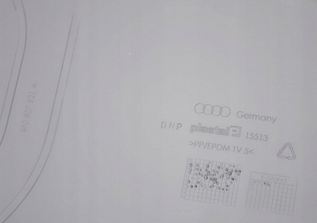 Audi a6 c7 спойлер накладка бампер задний  задний новый оригинал 4f0807521a Доставка