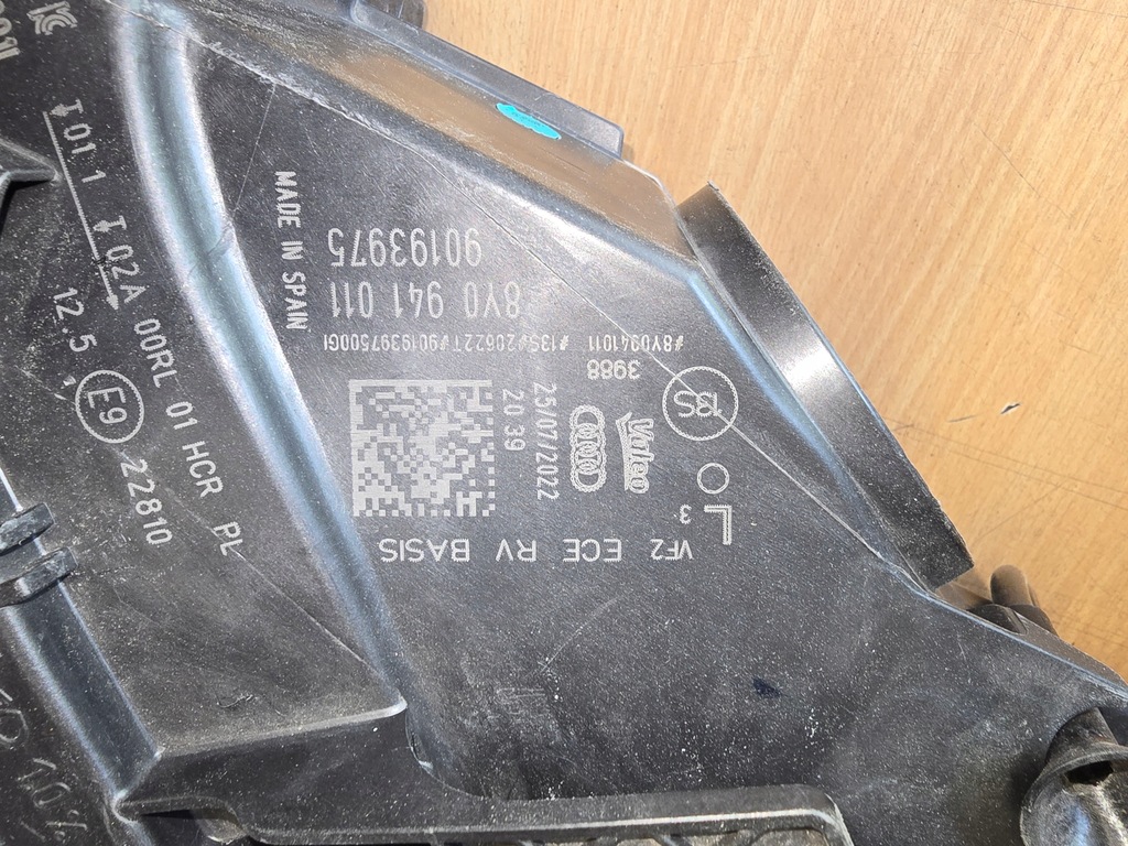 фото №5, Лампа левая audi a3 8y 8y0941011 full led eu.