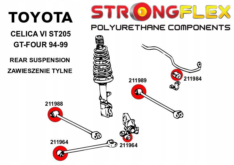фото №3, 211984b - втулка стабілізатора заднього strongflex