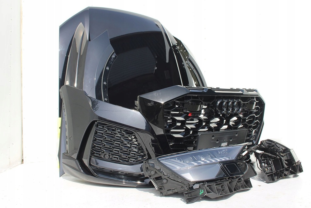 фото №11, Audi rsq8 перед matrix капот крила бампер pas передній лампи підсилювач