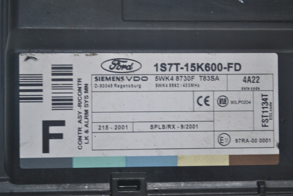 фото №3, Модуль комфорта ford focus mk1 1s7t-15k600-fd