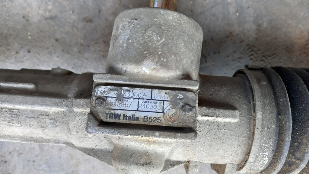 фото №4, Рейка рульова fiat punto 1.2b 01r