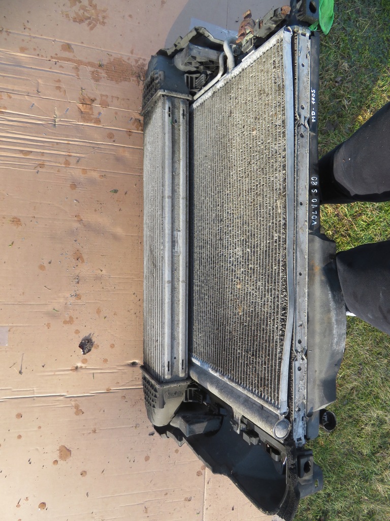 фото №8, Volvo xc60 s80 ii v70 iii xc 06- 2.4 d5 радиатор вентиляторы