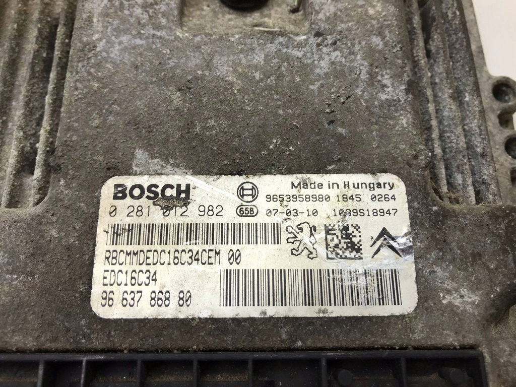 фото №6, Citroen jumpy 2006 блок керування / модуль ecu