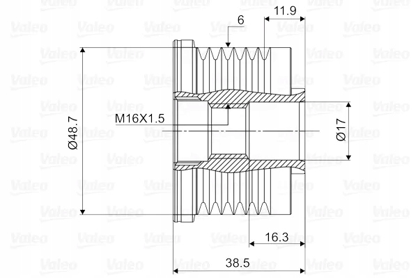 Шкив renault master 2.5 дизель 7 588029 Цена