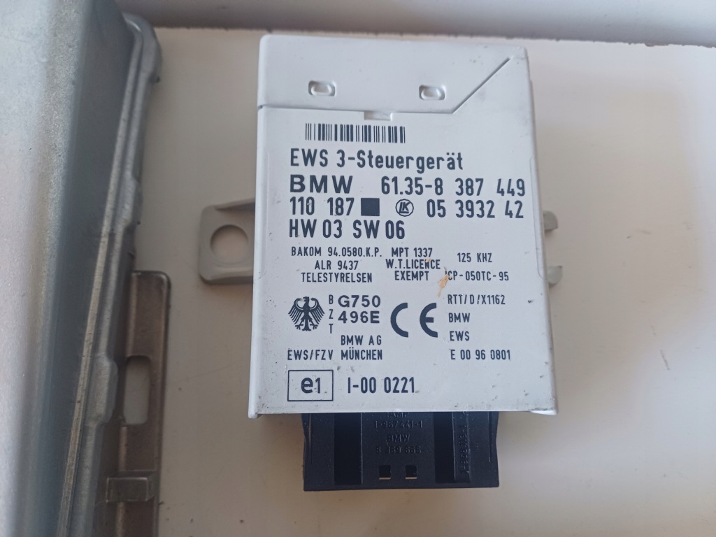 Набор do запуск бортовой компьютер блок управления bmw 5 e39 2.5tds в Украине