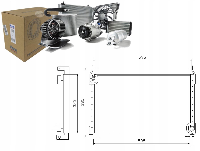 фото №1, Nissens 94530 конденсатор, кондиціонер