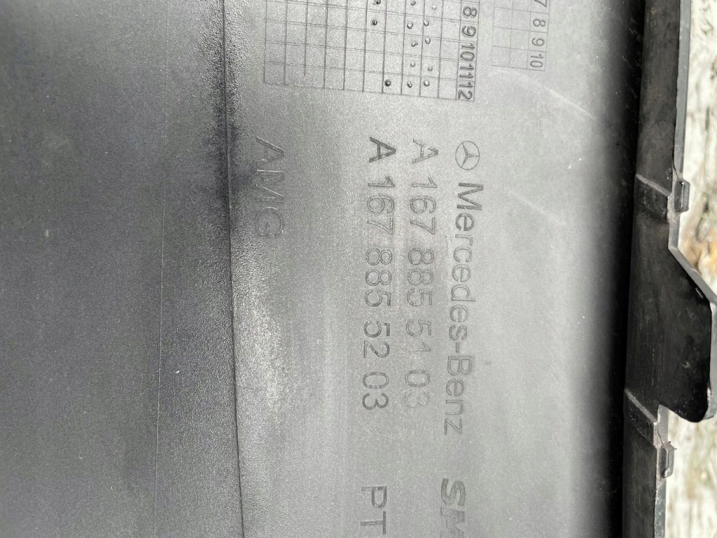 Купить Mercedes gle w167 amg бампер перед передний a1678855103 + решётка + хром