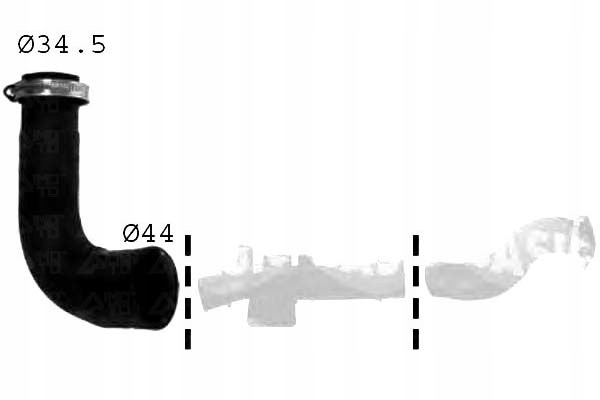 Купить Sasic труба пабтрубок  turbo renault kangoo express 1.5 dc