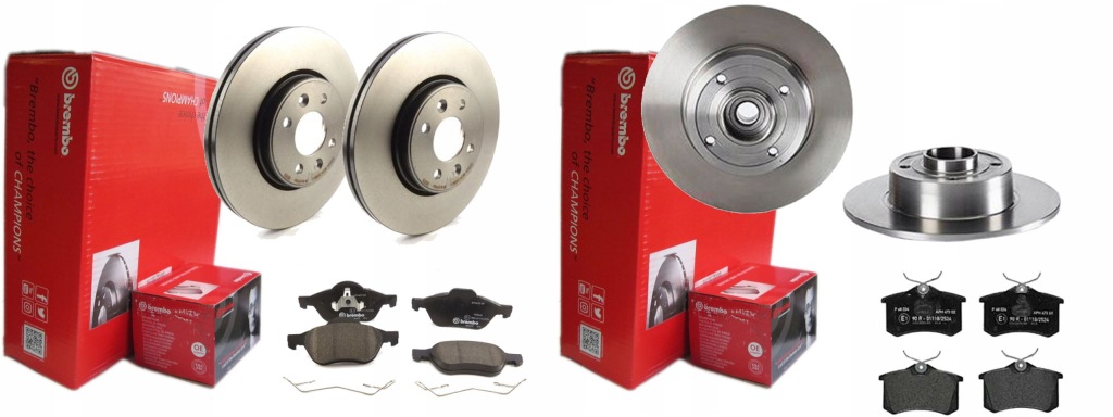 Купить Тормозные диски тормозные колодки p+t brembo renault megane 2 280mm
