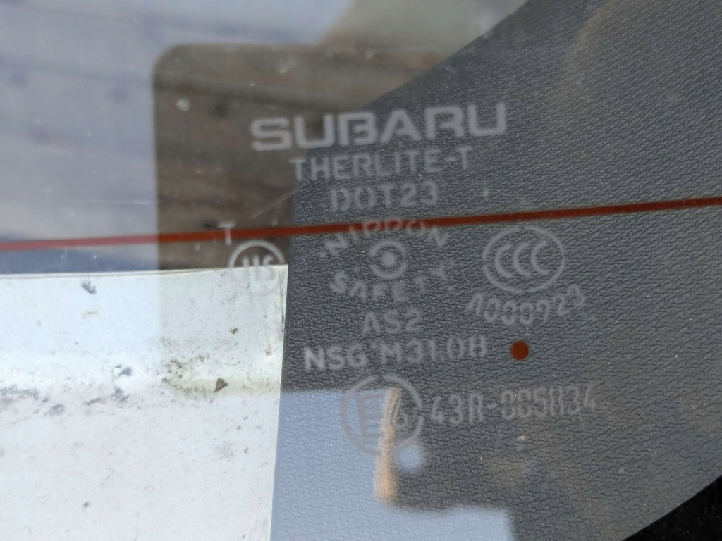 фото №10, Крышка багажника багажника + стекло subaru impreza gh 07-11r цвет: 37j белый перламутр