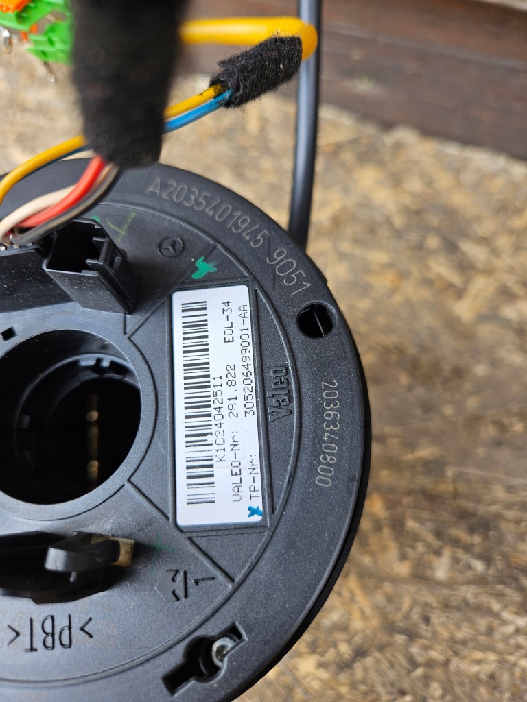 фото №6, Перемикач комбінований стрічка подушка безпеки mercedes a1694640118