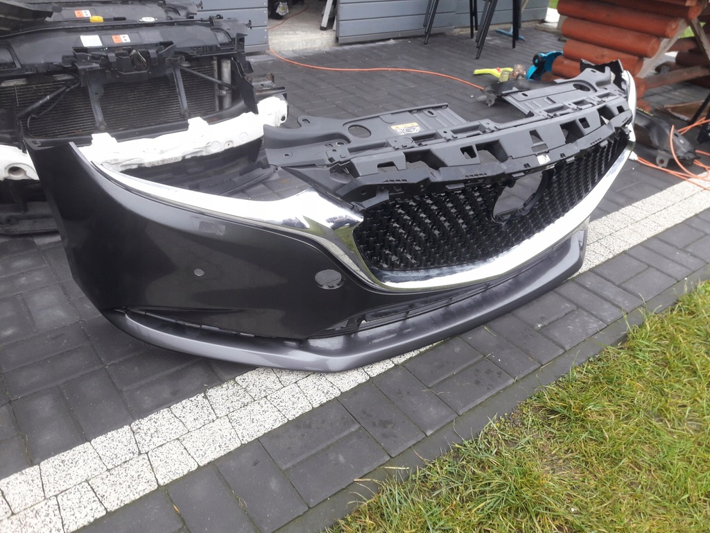 фото №8, Mazda 6 gj gl 2018-2025 бампер перед lift передній + решітка радіатора гарний колір 46g
