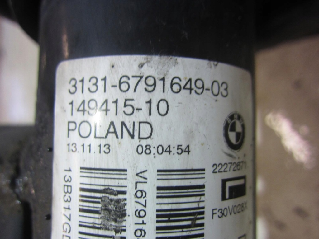 Bmw f30 335xi 335d поворотный кулак левая передняя амортизатор перед 31316791649 Цена