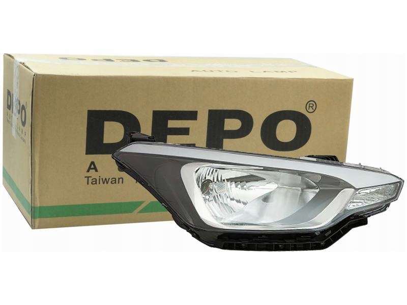 фото №1, Лампа фара правый hyundai i20 ii mk2 14-