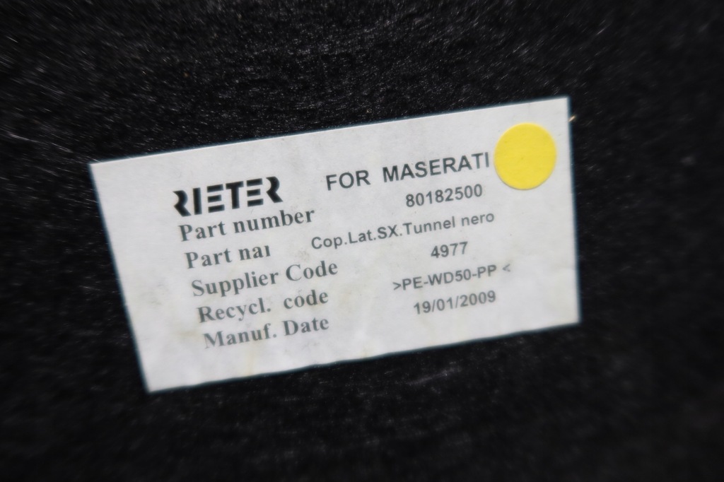 фото №5, Килимок обшивка корпус ліва dekor granturismo 80182500