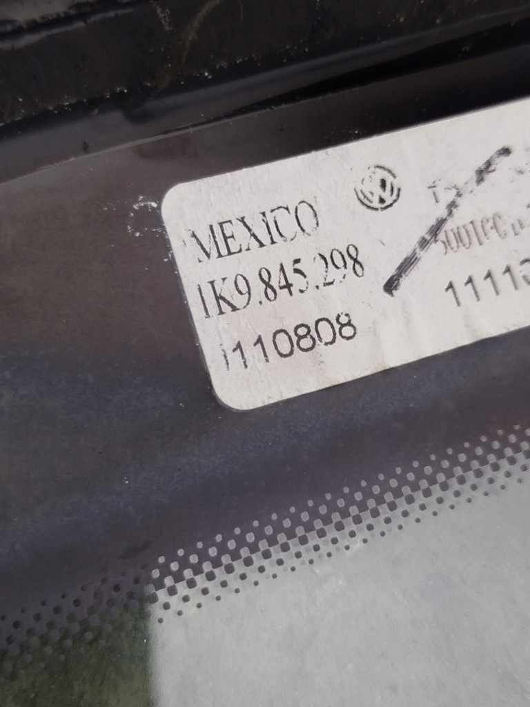 фото №7, Стекло кузовная правый задняя vw golf 5 v kombi 1k9845298