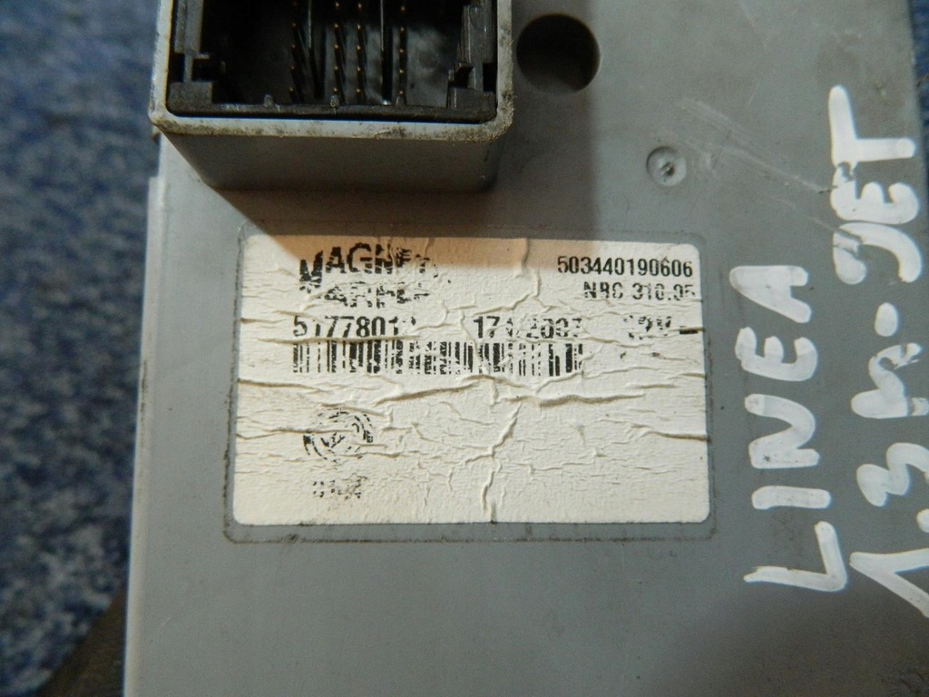 фото №7, Бортовой компьютер замок зажигания ключ bsi fiat linea 1.3 m-jet