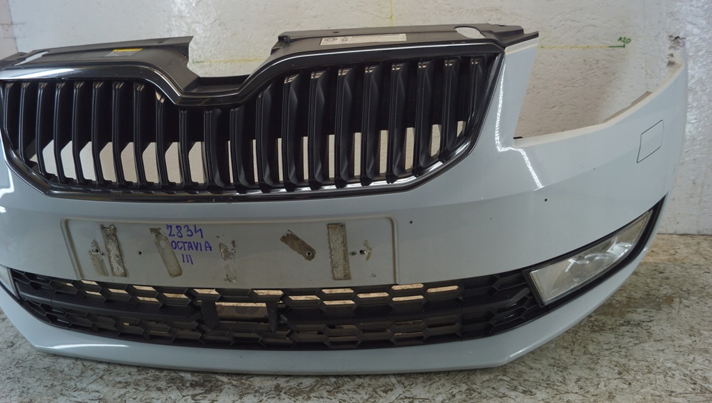 фото №4, Бампер перед skoda octavia iii радар ls9r