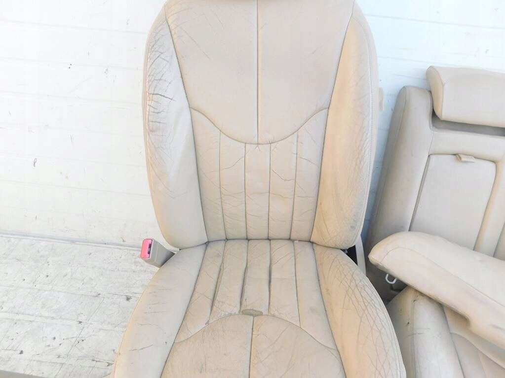 фото №10, Jaguar s-type 3.0 03r салон сиденья обшивки заднее сиденье кожа электрика