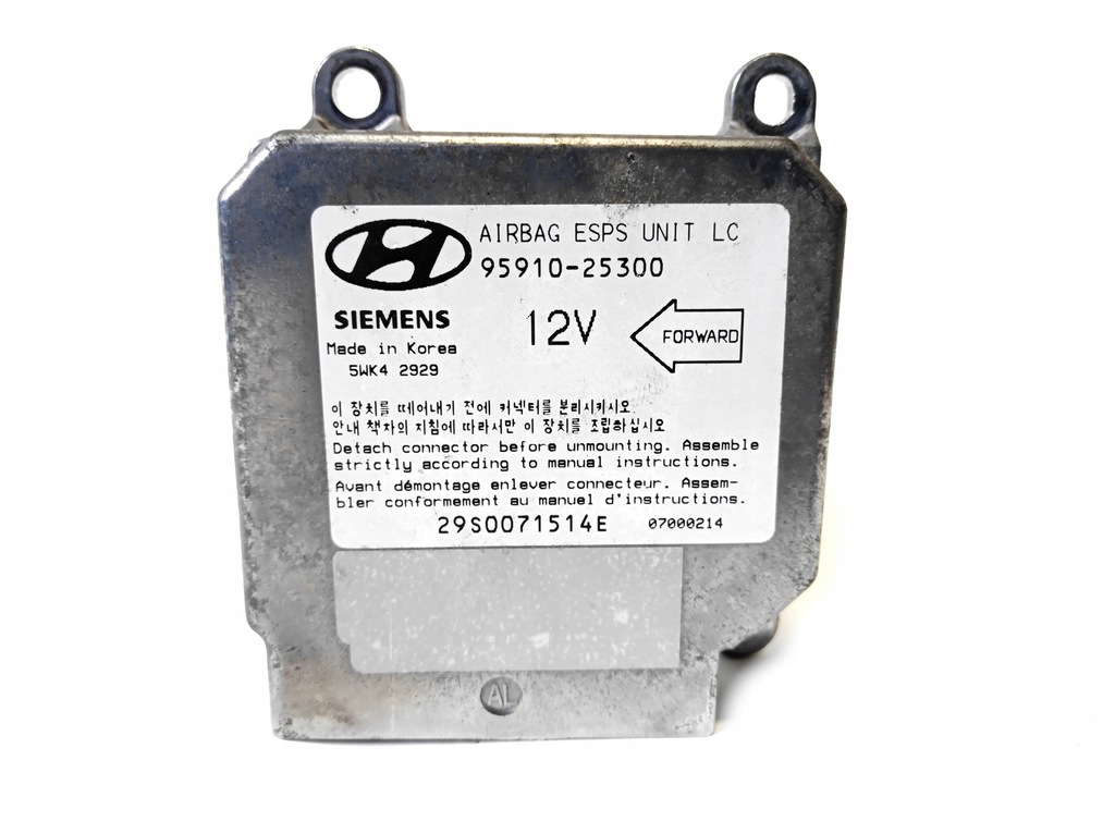фото №1, Moudł датчик подушка безопасности hyundai accent ii 95910-25300