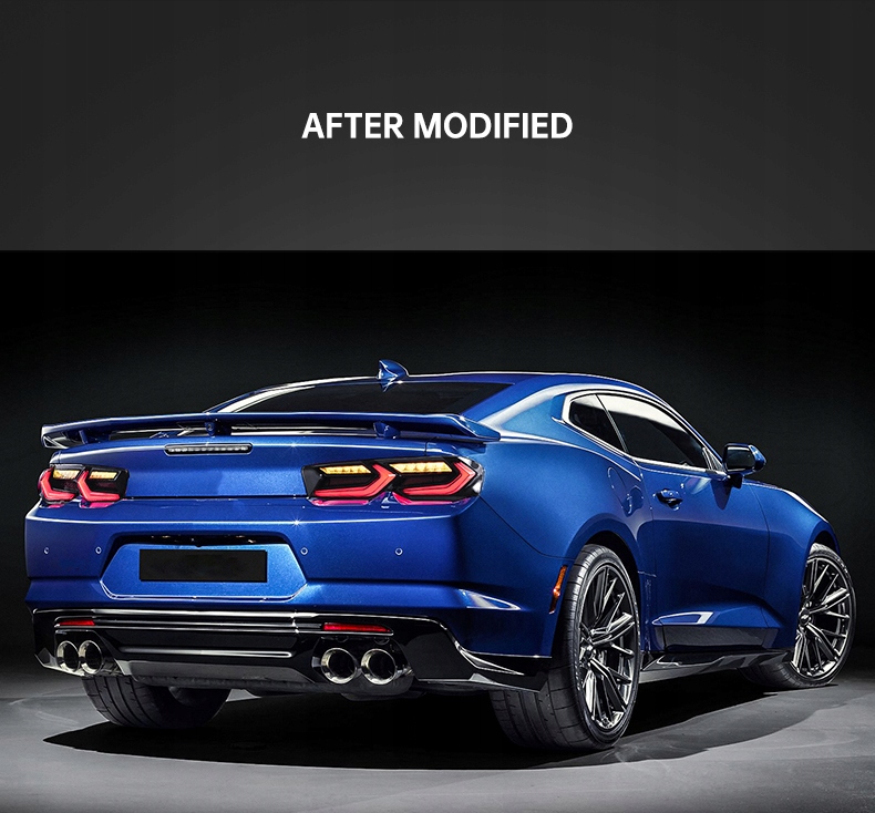 фото №7, Chevrolet camaro 2019-2023 лампа лампы задняя комплект led vland europa