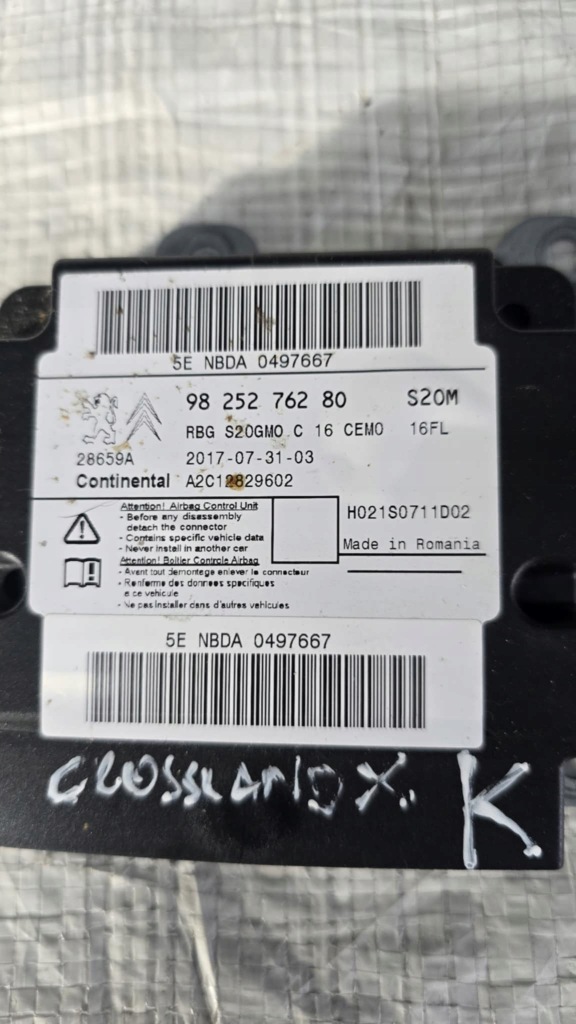 Модуль подушек opel crossland x 9825276280 Оригинал