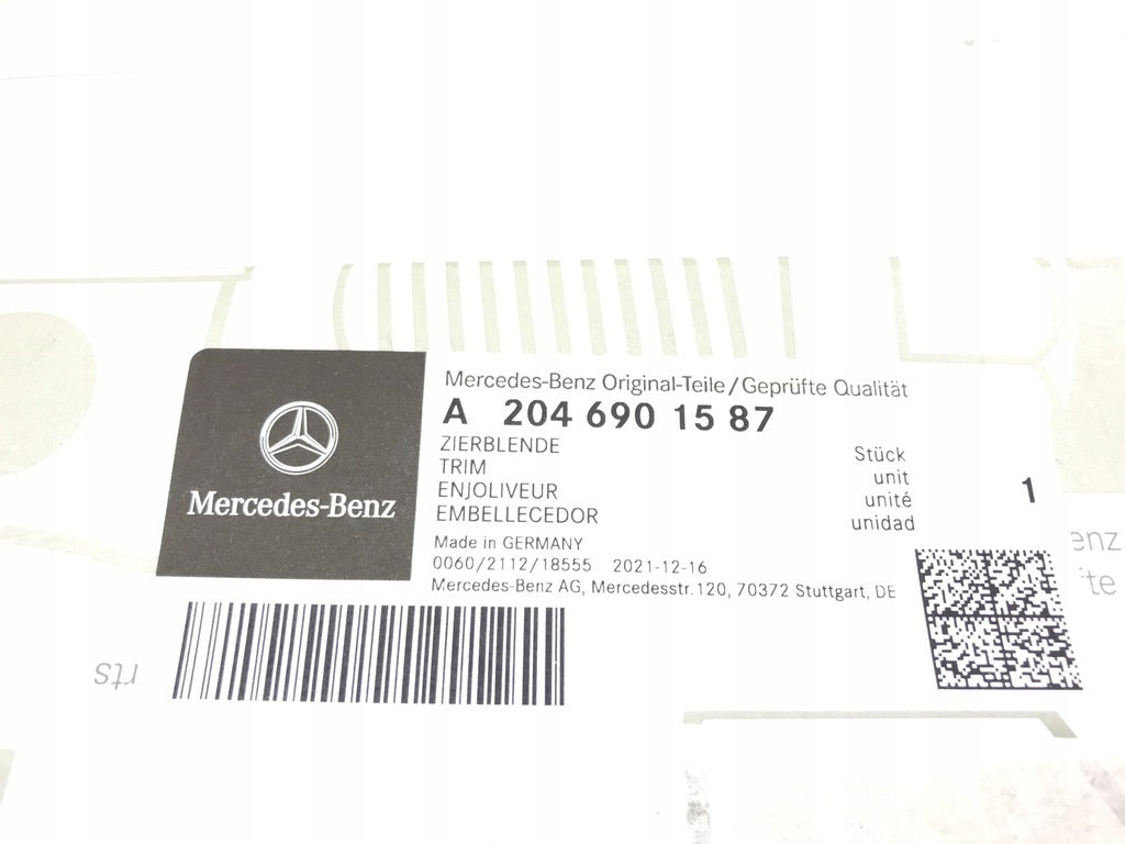 фото №9, Mercedes glk x204 молдинг скло двері лівий задня nowa оригінал a2046901587