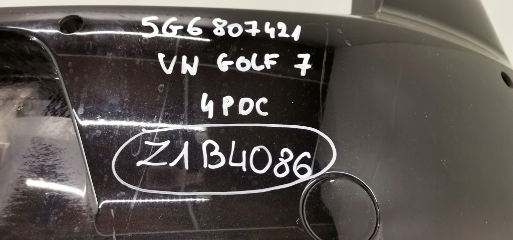 фото №7, Vw golf vii 7 hb 2012-2017 бампер задній задня 4 pdc 5g6807421