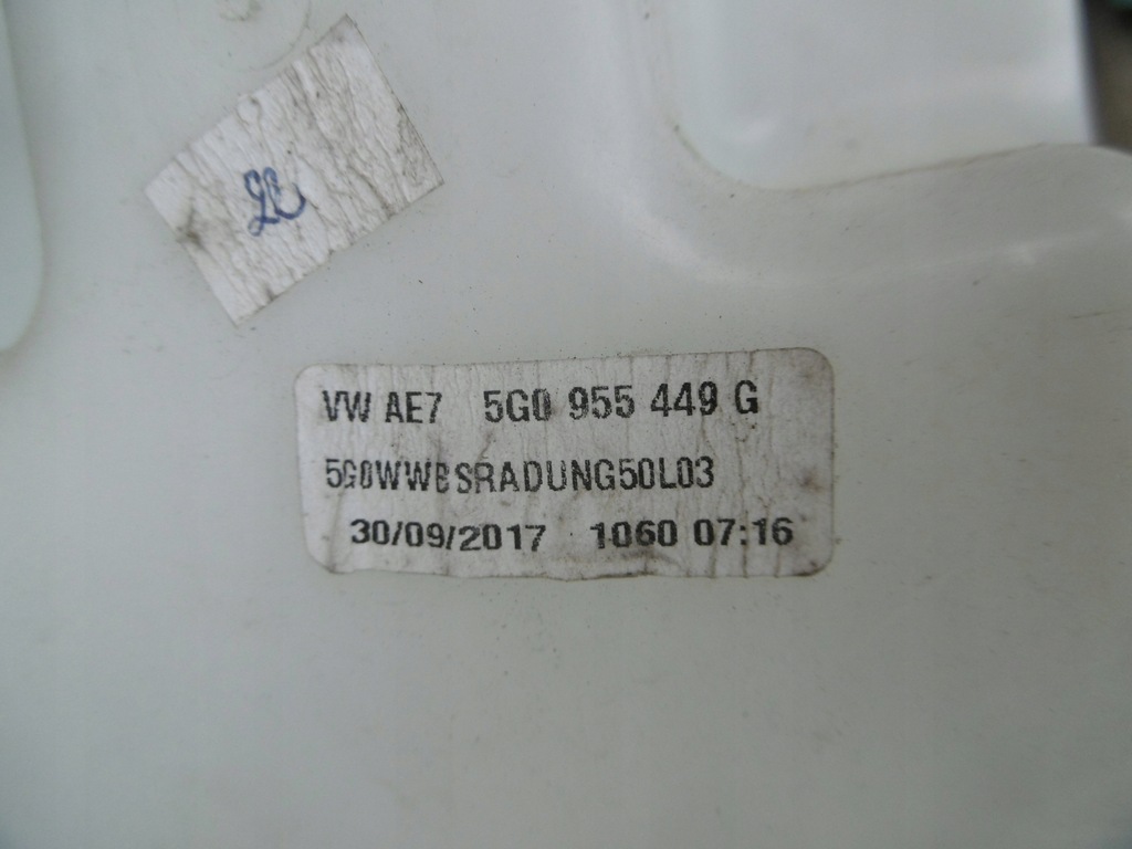 фото №6, Бачок омивача vw golf vii xeonon europa