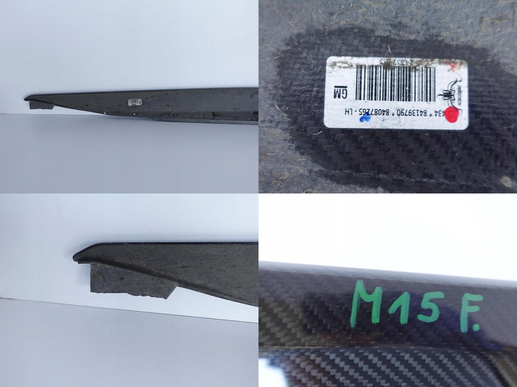 фото №12, Chevrolet corvette c7 13-19 карбон порог левый