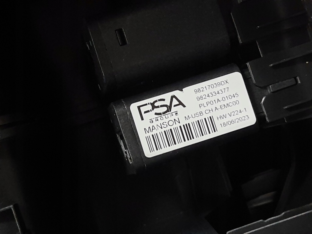 фото №6, Opel mokka b ii тунель підлокітник роз'єм usb kpl.