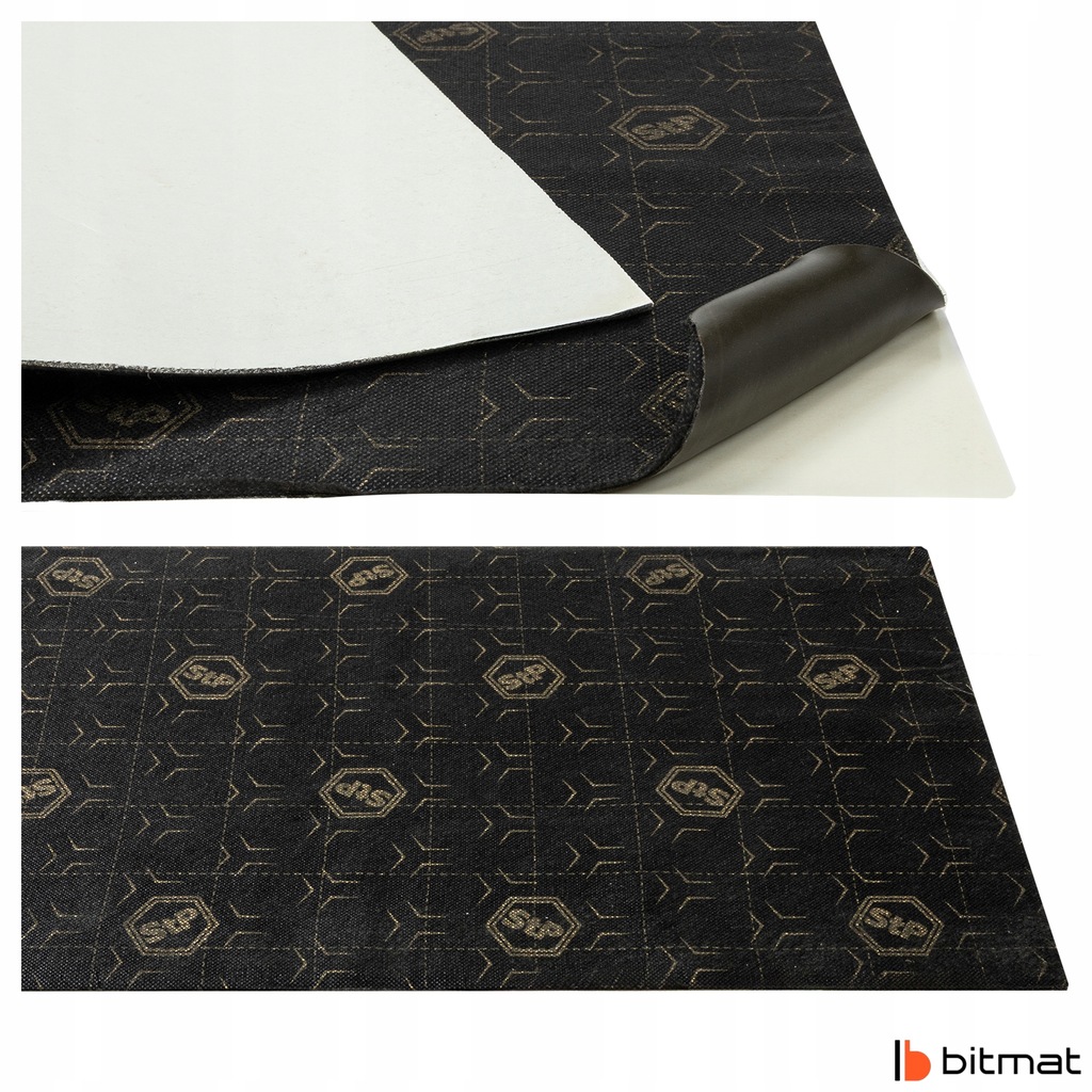 фото №15, Мат шумоизоляционная бутиловая bez алюминий 3 mm 57 x 35 cm na пол w aucie