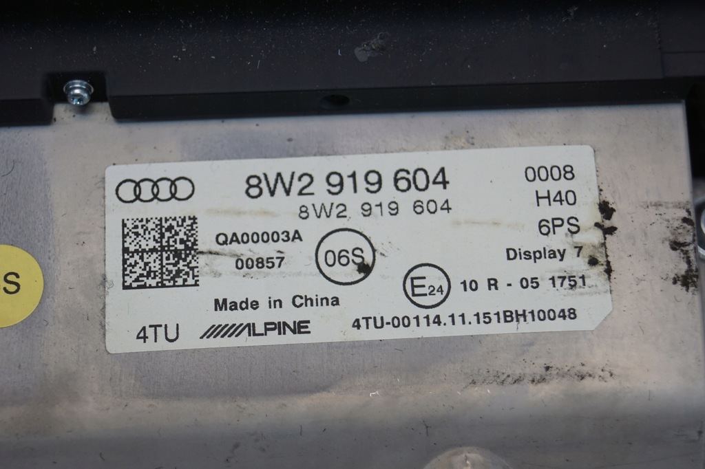 фото №9, Дисплей екран audi a4 b9 8w2919604