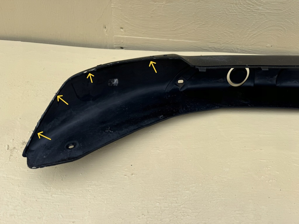 фото №11, Peugeot 3008 1 i 08-13r спойлер накладка бампера перед передня 9686262377