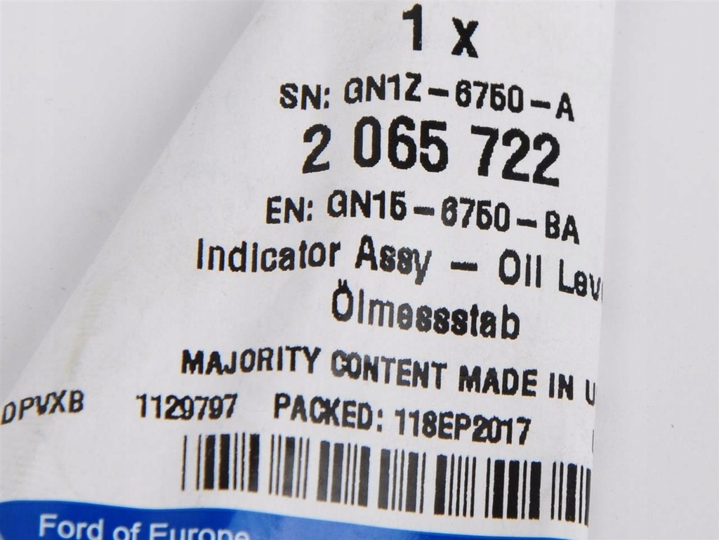 фото №3, Щуп щуп оливи ford ecosport 2,0 usa