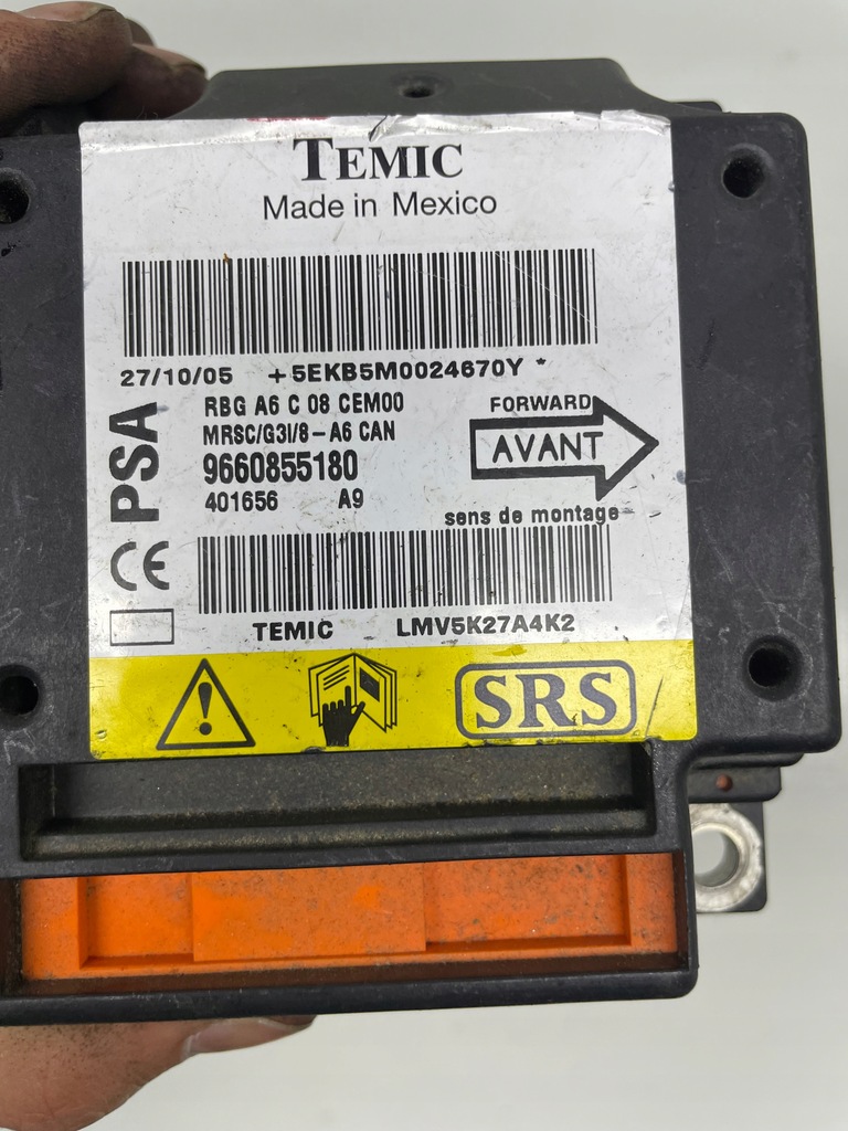 фото №2, Модуль датчик подушка безпеки psa 9660855180