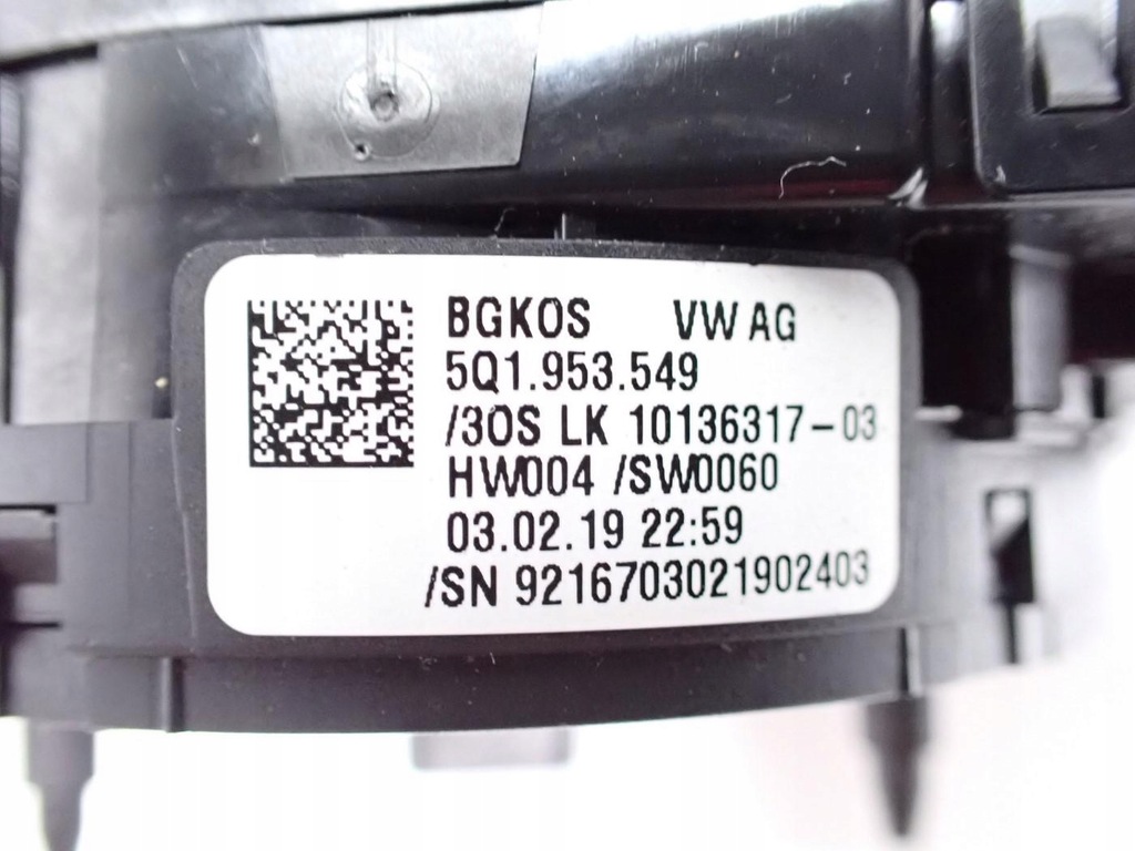фото №10, Важіль перемикач стрічка комбінований 5q1953507bq seat tarraco 19r