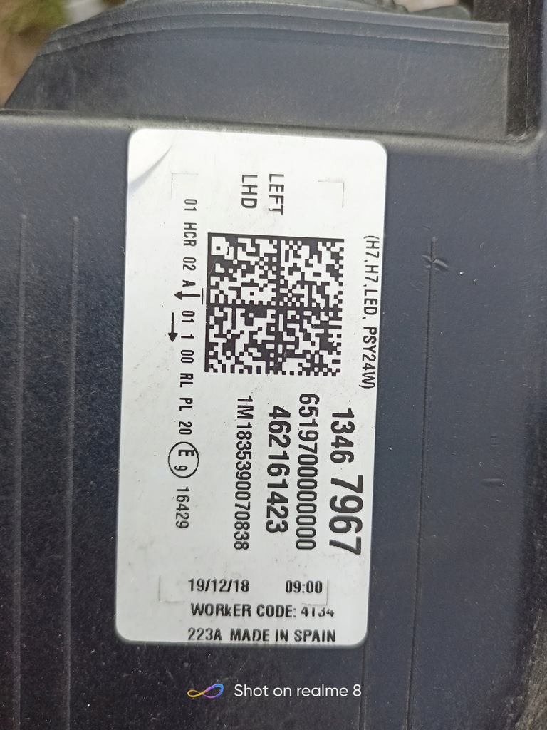 фото №5, Opel crossland x лампа передня