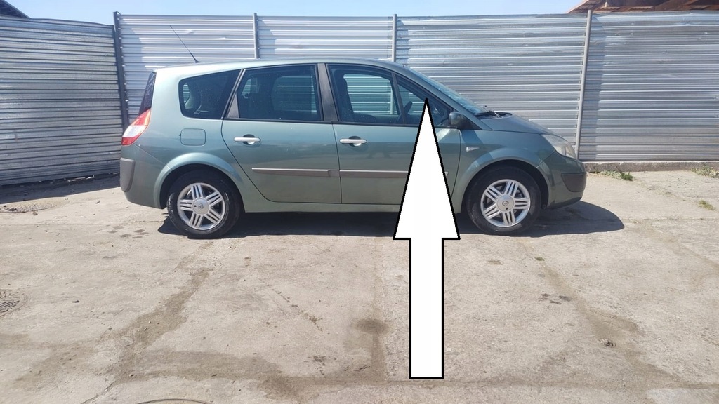 фото №1, Стекло дверная правая перед renault grand scenic ii
