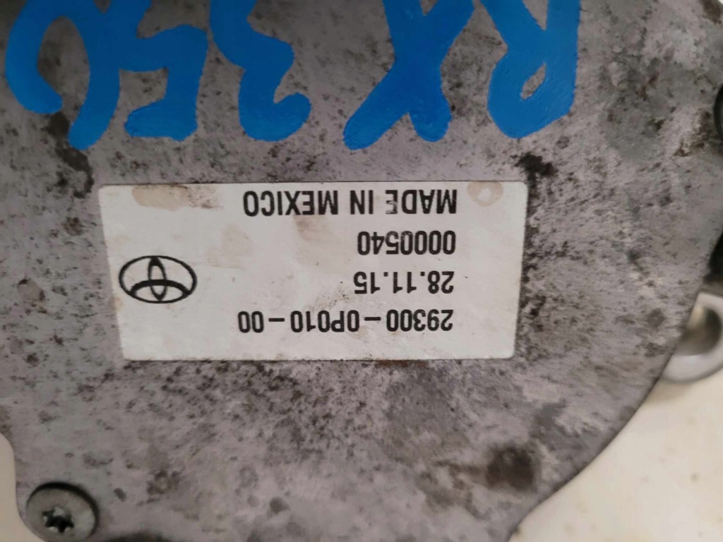 фото №3, Насос вакуум lexus rx 350 iv 2016- 29300-0p010-00