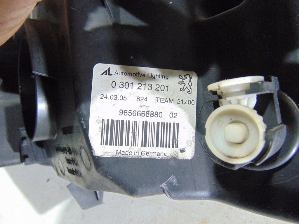 фото №8, Лампа ліва передня перед peugeot 407 9656668880