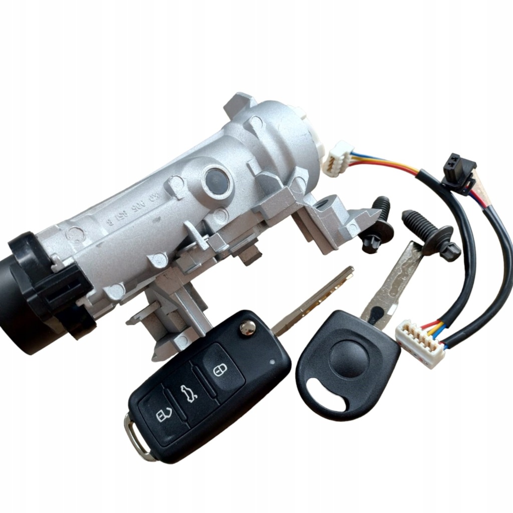 фото №1, Nowa комплектна замок запалювання ключ pod pilot skoda octavia 2 ii fl lift 2007-