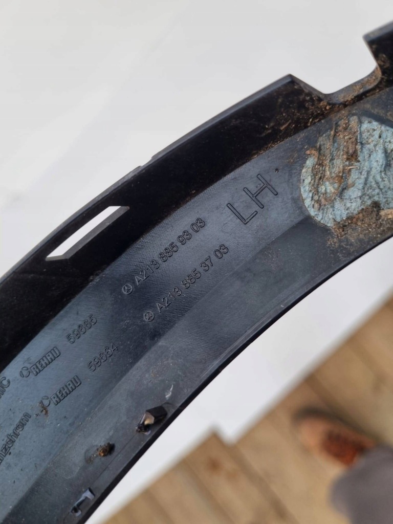 фото №6, Mercedes w213 e-klasa lift молдинг odzdobna решётки бампера левый перед a213