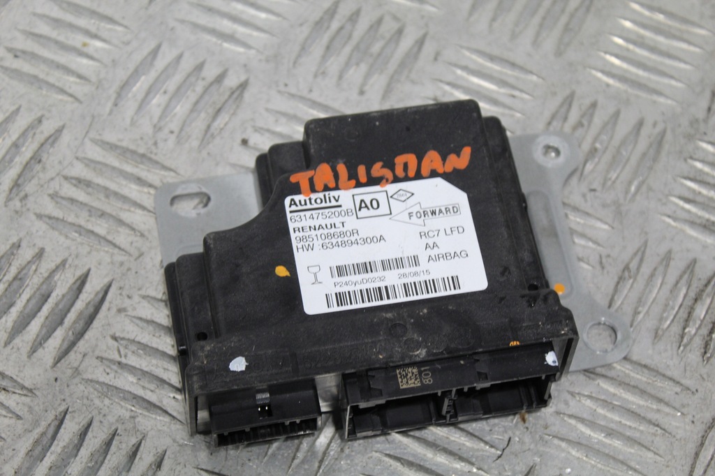фото №1, Модуль датчик подушка безопасности talisman initiale 985108680r