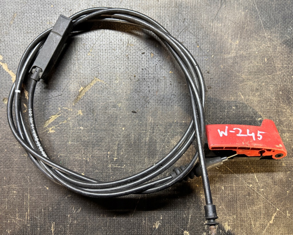 фото №1, Mercedes w245 трос тягa ручка відкривання капот