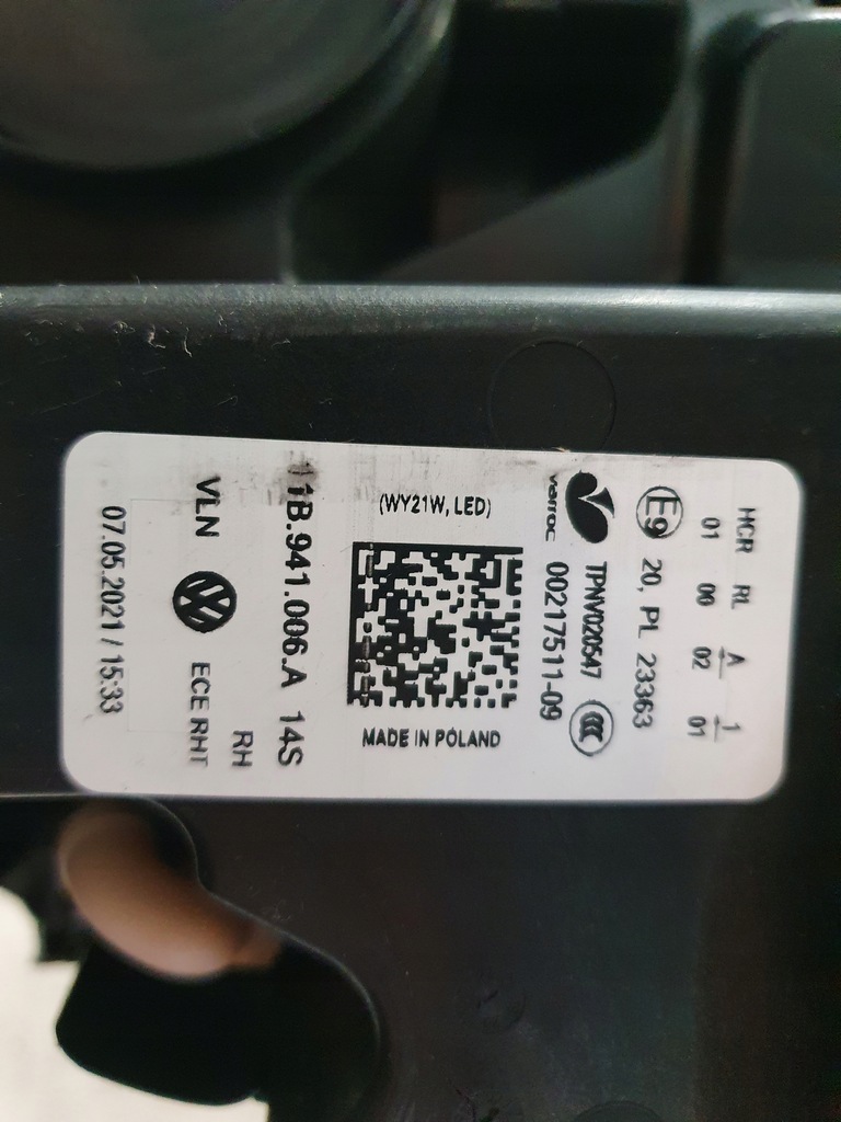 фото №11, Лампа правая перед передняя vw id.4 id 4 iq led 21r