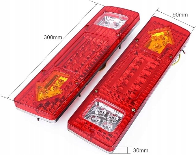 фото №10, 2x лампа do прицепа прицепа задняя комбинированная led do przyczep lawet 12v