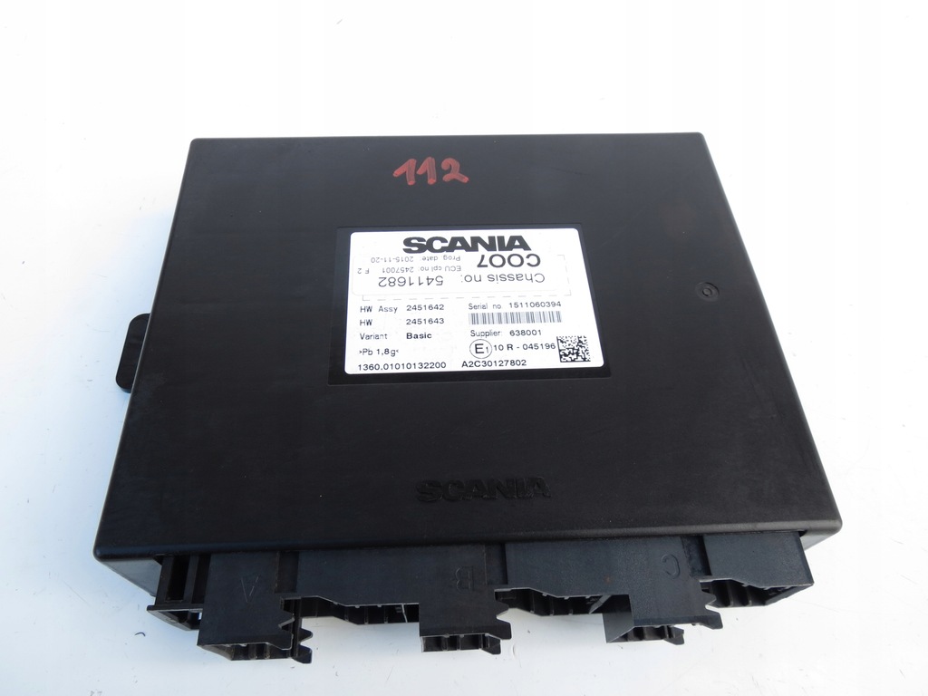 фото №1, Модуль блок управления koordynatora coo7 scania r euro 6