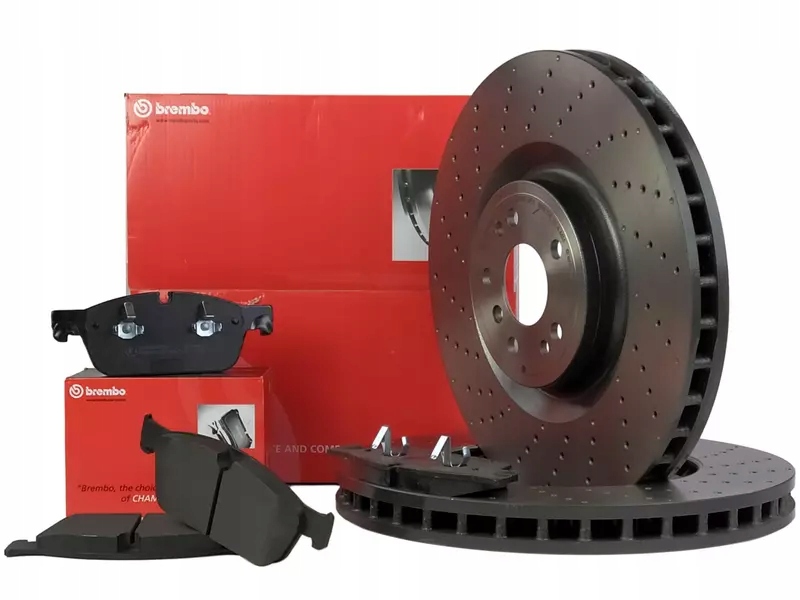 фото №2, Brembo тормозные диски+ тормозные колодки перед mercedes gl x166 375mm